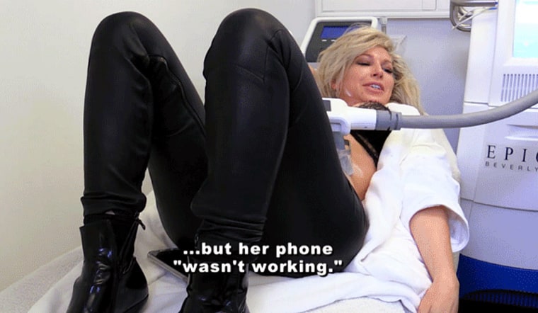 Joyce Bonelli CoolSculpting treatment on Keeping Up With the Kardashians.